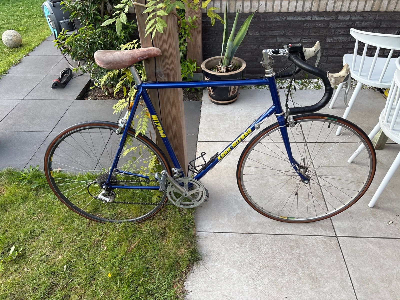 Koga Miyata racefiets - Blauw, Shimano RX100 mt58cm, 28 inch, Gebruikt, Ophalen of Verzenden, Koga Miyata