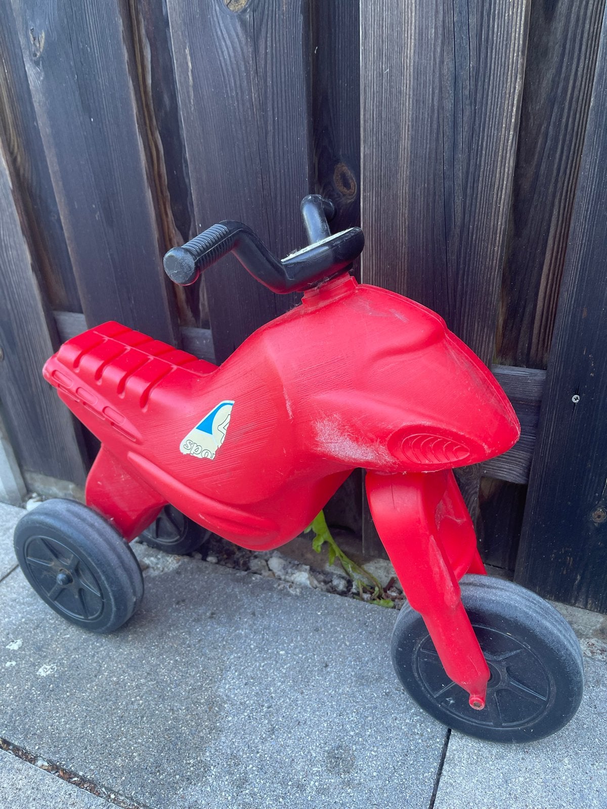 Rode loopmotor voor kinderen, Kinderen en Baby's, Speelgoed | Buiten | Voertuigen en Loopfietsen, Gebruikt, Loopvoertuig, Ophalen