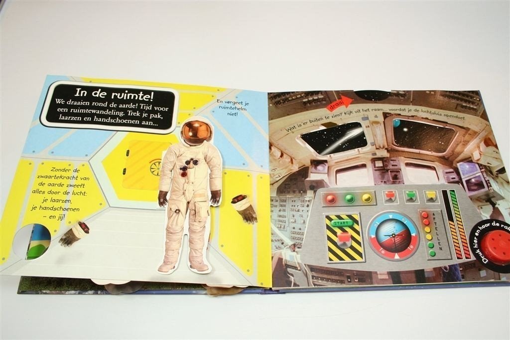 Mijn Echte Ruimteschip Boek — Pop-up en Prentenboek, Ophalen of Verzenden, Gelezen