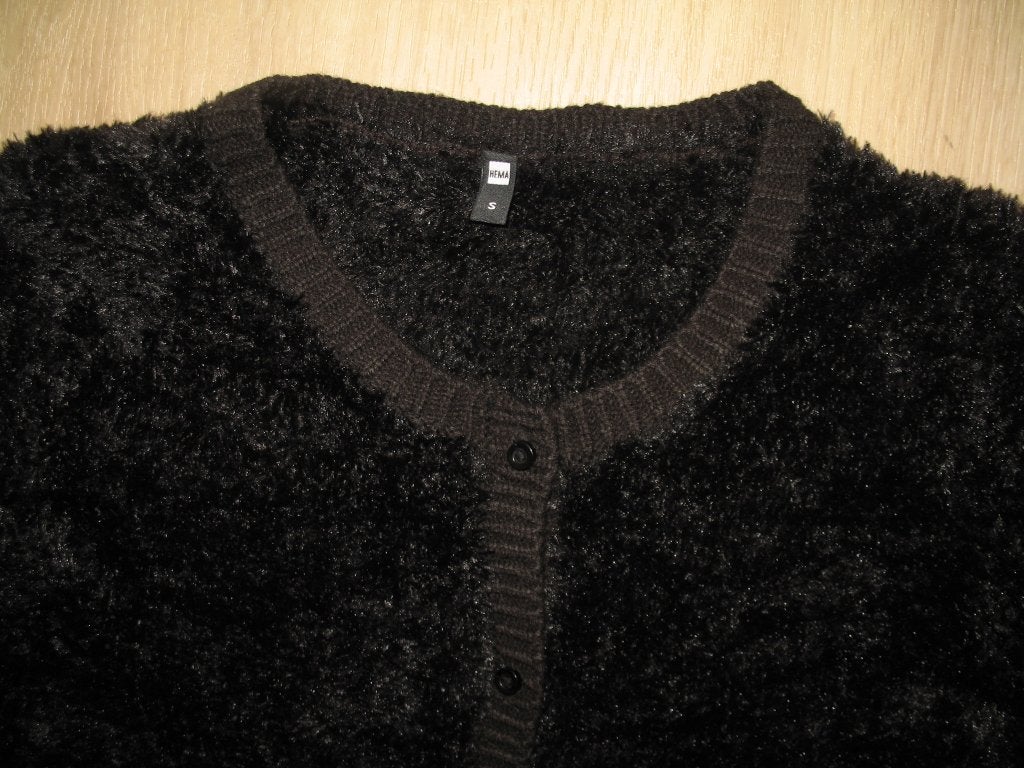 Hema Knuffel Fluffy Vest Zwart Maat S Zolderopruiming, Zwart, Ophalen of Verzenden, Zo goed als nieuw, Maat 36 (S)