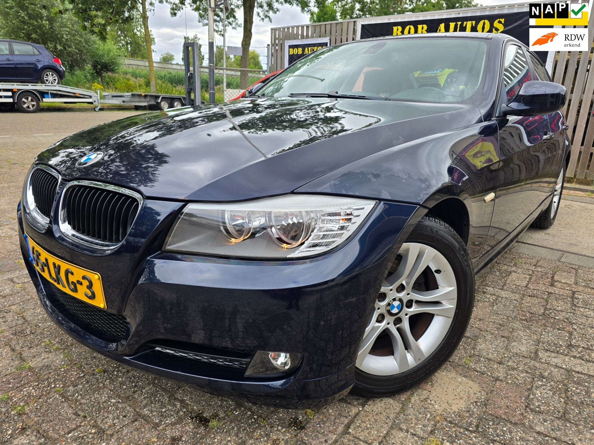 BMW 3-serie 316i Business Line/2e eigenaar/lage KM nap/navi/, Auto's, Gebruikt, 1599 cc, 4 cilinders, Blauw