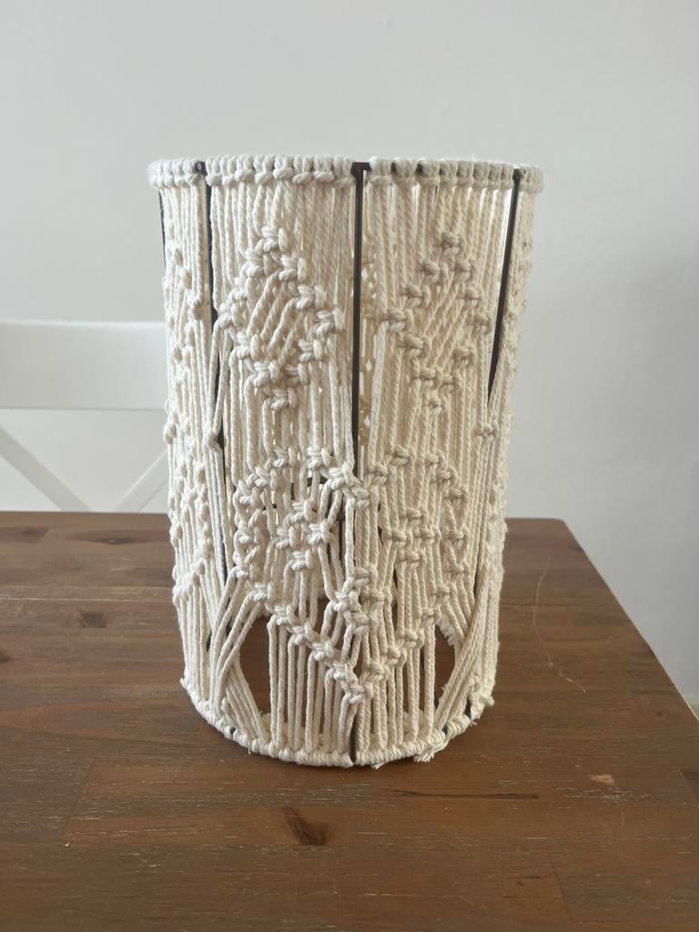 Macrame lampenkap, Ophalen, 25 tot 50 cm, Rond, Nieuw
