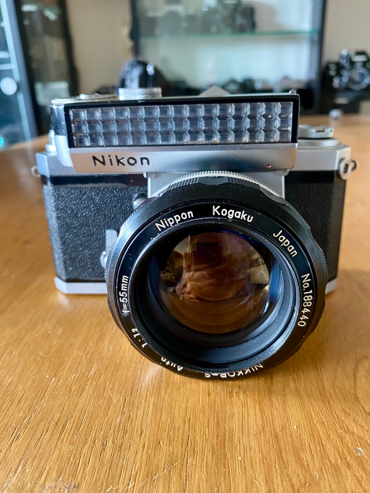 Nikon F  eyelevel, Ophalen, Zo goed als nieuw, Spiegelreflex, Nikon