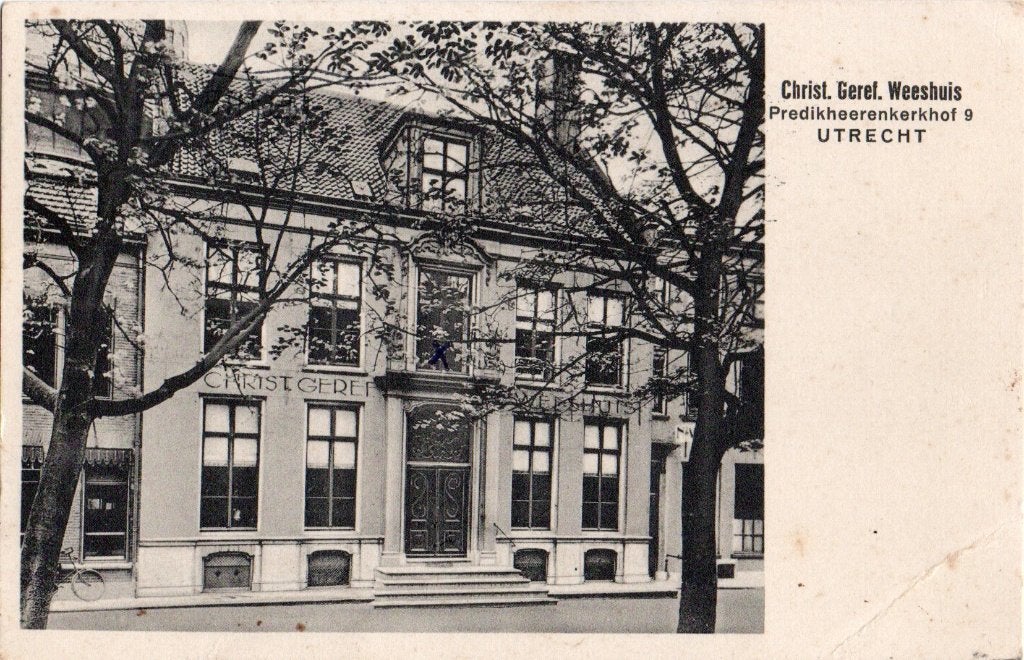 Utrecht, Christelijk Gereformeerd Weeshuis. 6864, Verzenden, 1920 tot 1940, Gelopen, Utrecht