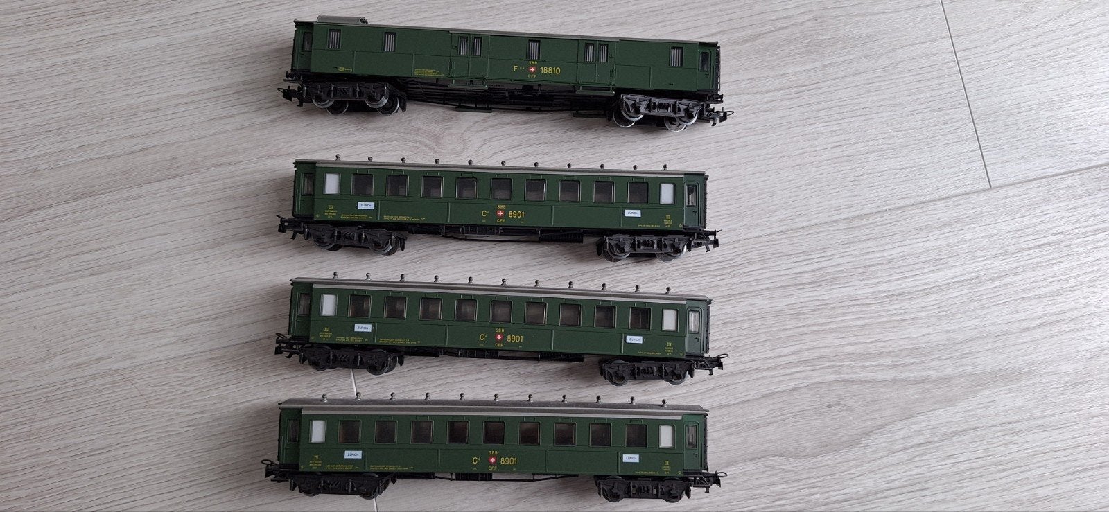 Marklin rijtuigen SBB, Wisselstroom, Wagon, Ophalen of Verzenden, Zo goed als nieuw