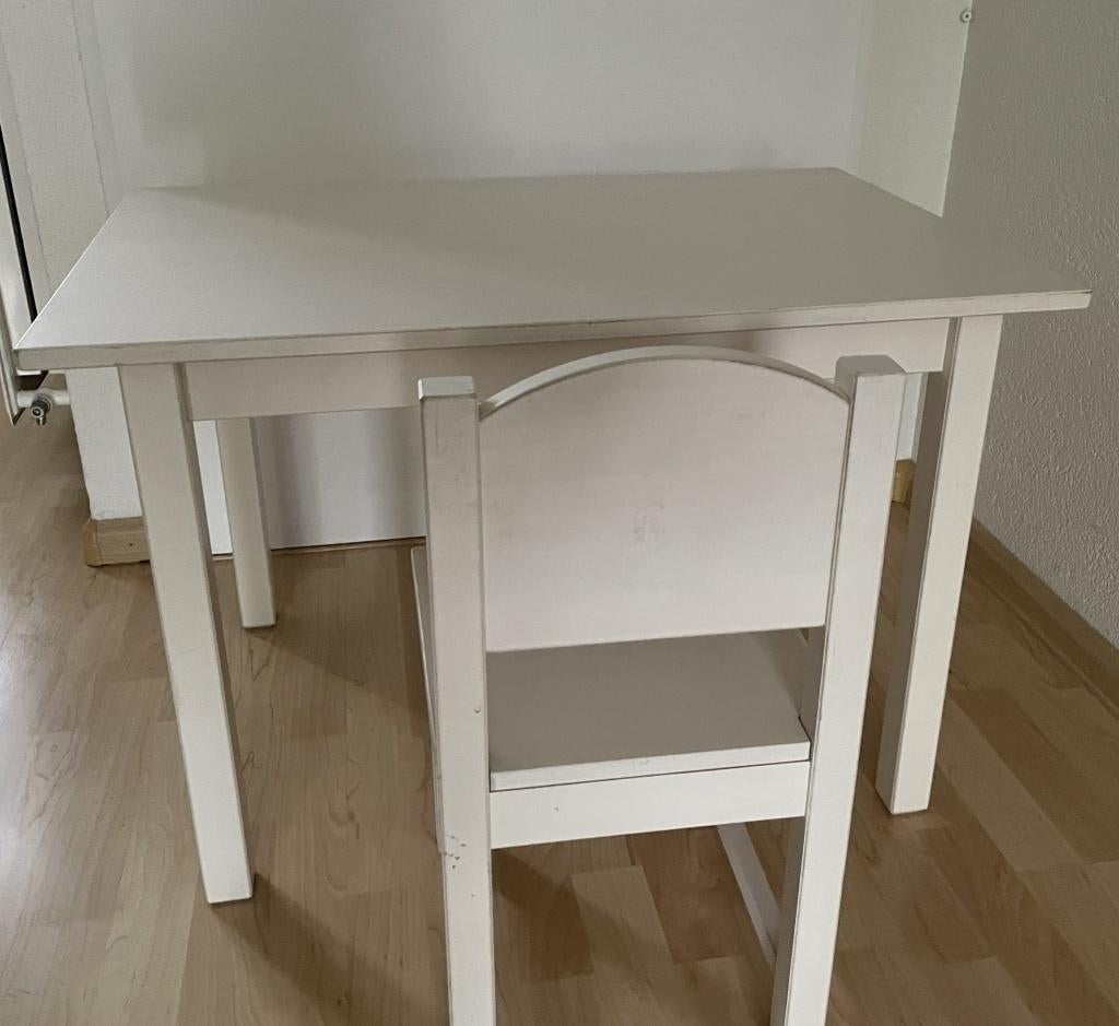 Kindertafel en stoeltje IKEA Sundvik, Ophalen, Gebruikt, Tafel(s) en Stoel(en)
