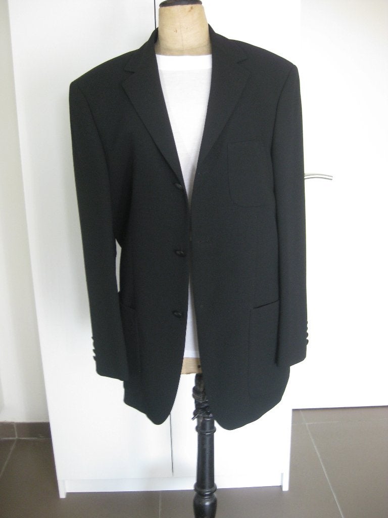 Boss Colbert Zwart Maat 48 Als Nieuw, Kleding | Heren, Kostuums en Colberts, Maat 48/50 (M), Zwart, Ophalen of Verzenden, Zo goed als nieuw