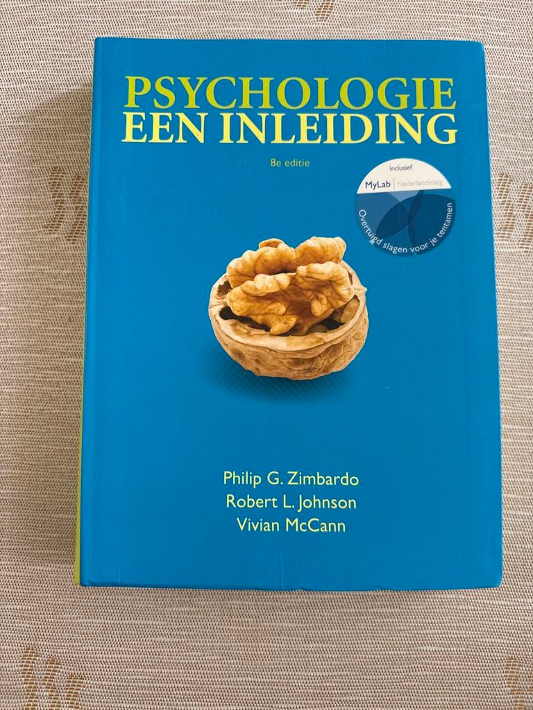Psychologie: Een Inleiding - 8e editie Zimbardo, Boeken, Schoolboeken, Zo goed als nieuw, Ophalen of Verzenden