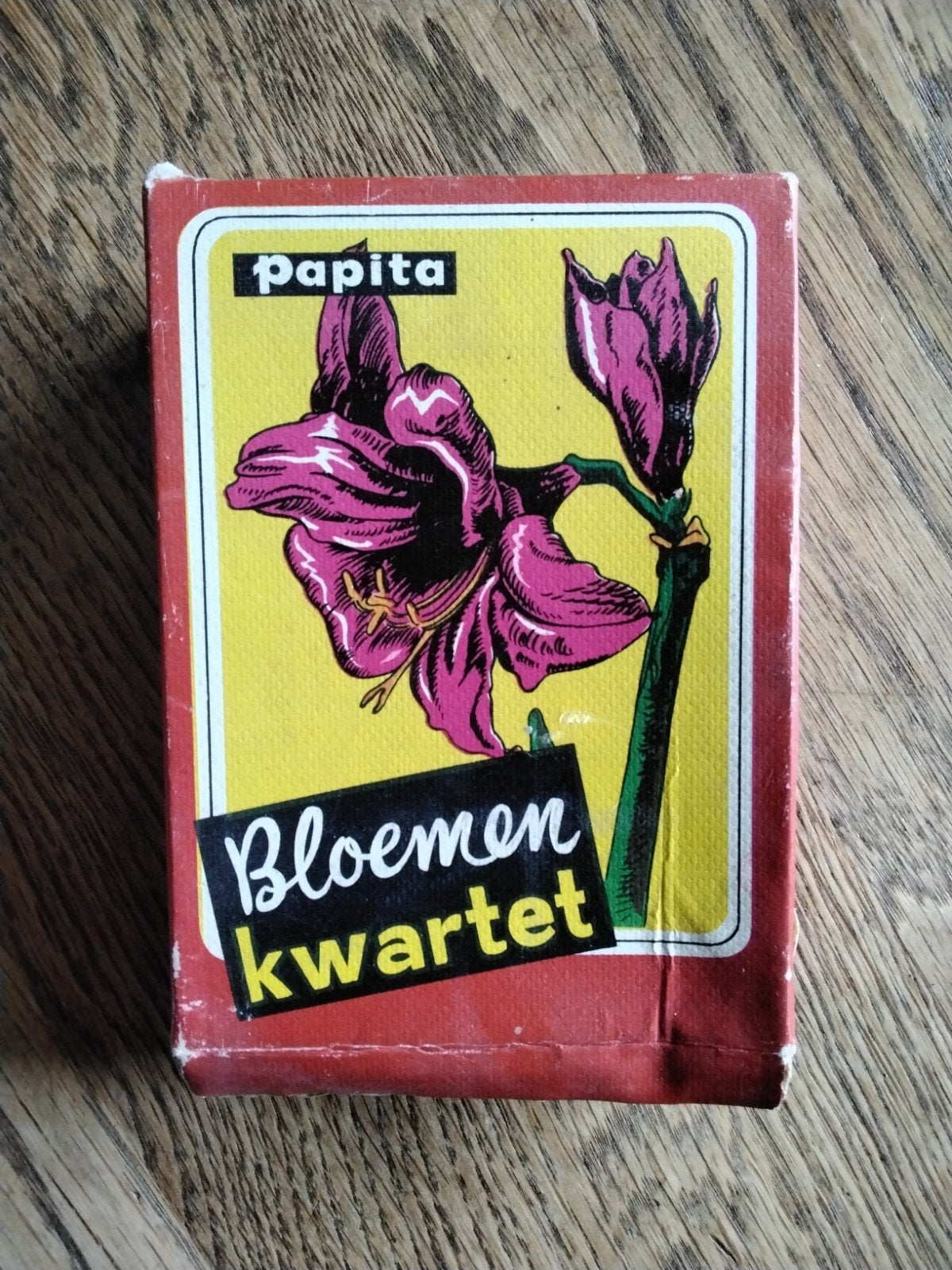 bloemen kwartetspel, Ophalen of Verzenden, Gebruikt, Kwartet(ten)