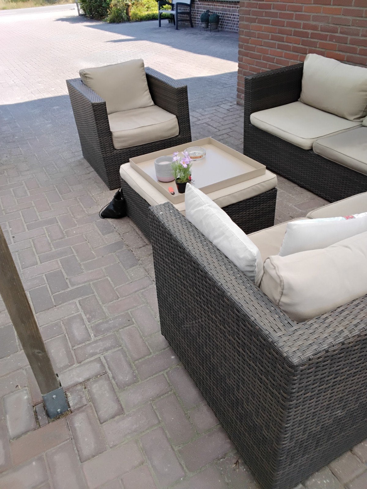 Lounge set Wicker, Ophalen, Gebruikt, Bank, Wicker