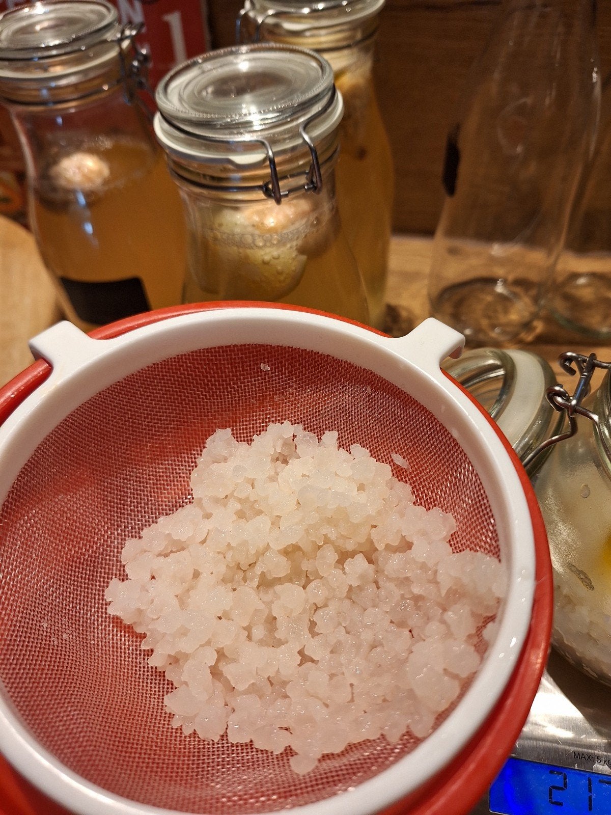 Waterkefir en melkkefir  Valthermond, Ophalen