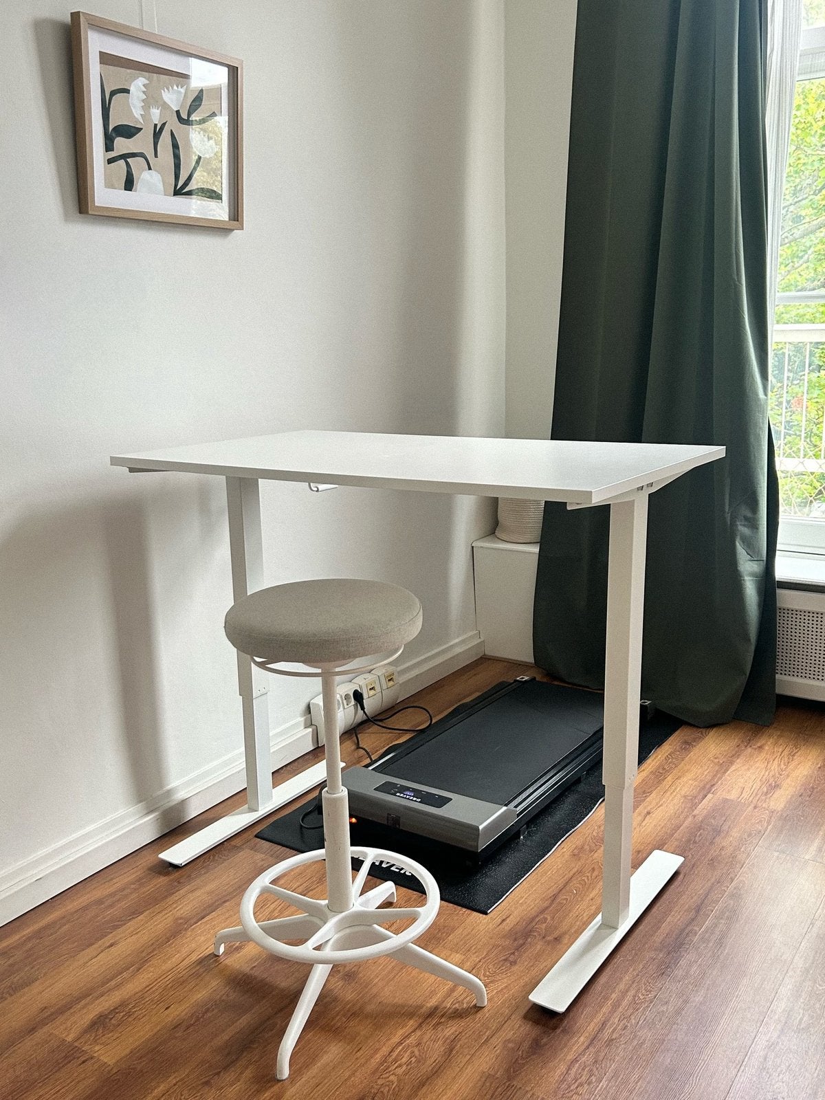 zit sta bureau IKEA SKARSTA (in hoogte verstelbaar) 120x170, Zit-sta bureau, 120 cm, In hoogte verstelbaar, Ophalen of Verzenden