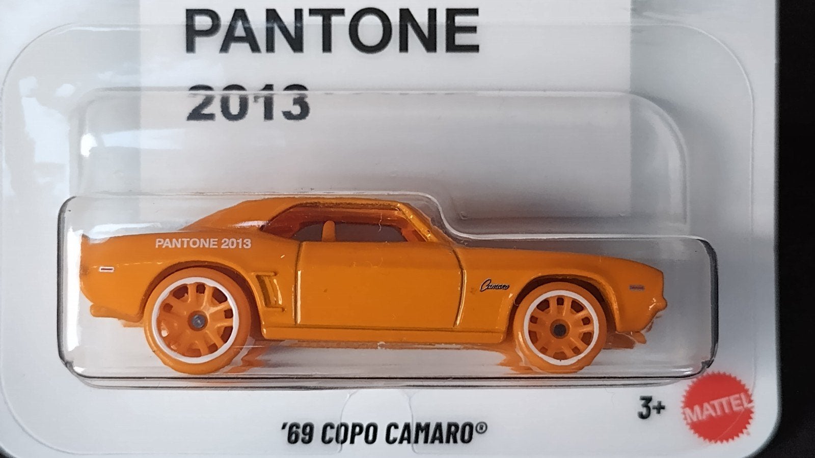 Chevrolet Copo Camaro 1969 1:64 Hotwheels Pantone Pol, Auto, Verzenden, Nieuw, M