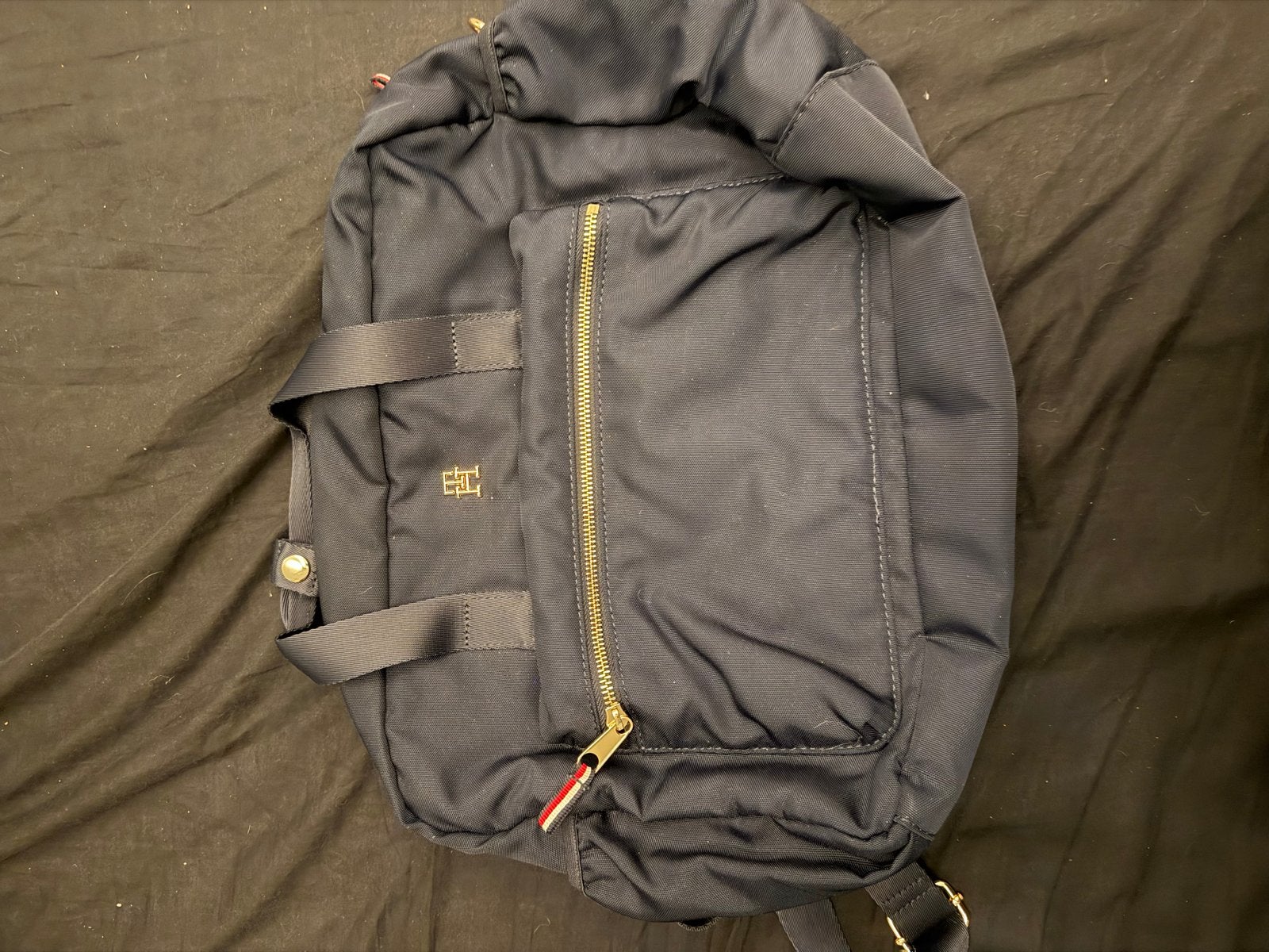 Tommy Hilfiger Luiertas - Zo goed als nieuw, Kinderen en Baby's, Verzorgingstas, Overige merken, Blauw, Verzenden