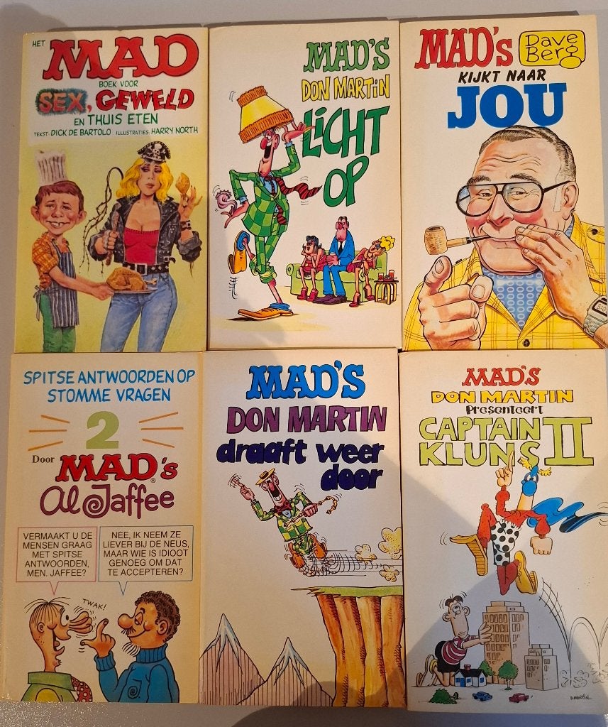 MAD pocket boekjes te koop, Boeken, Diverse auteurs, Meerdere stripboeken, Ophalen, Gelezen