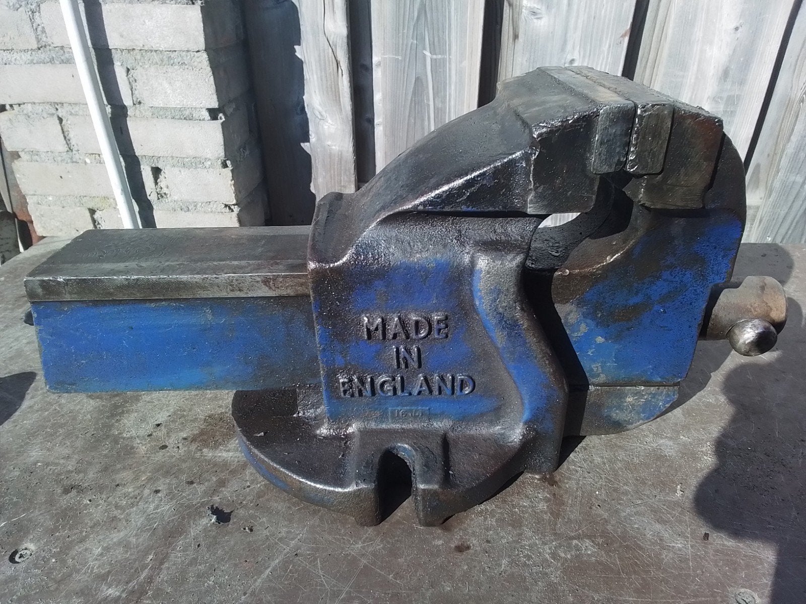 bankschroef record No. 4 - Made in England, Ophalen of Verzenden, Gebruikt