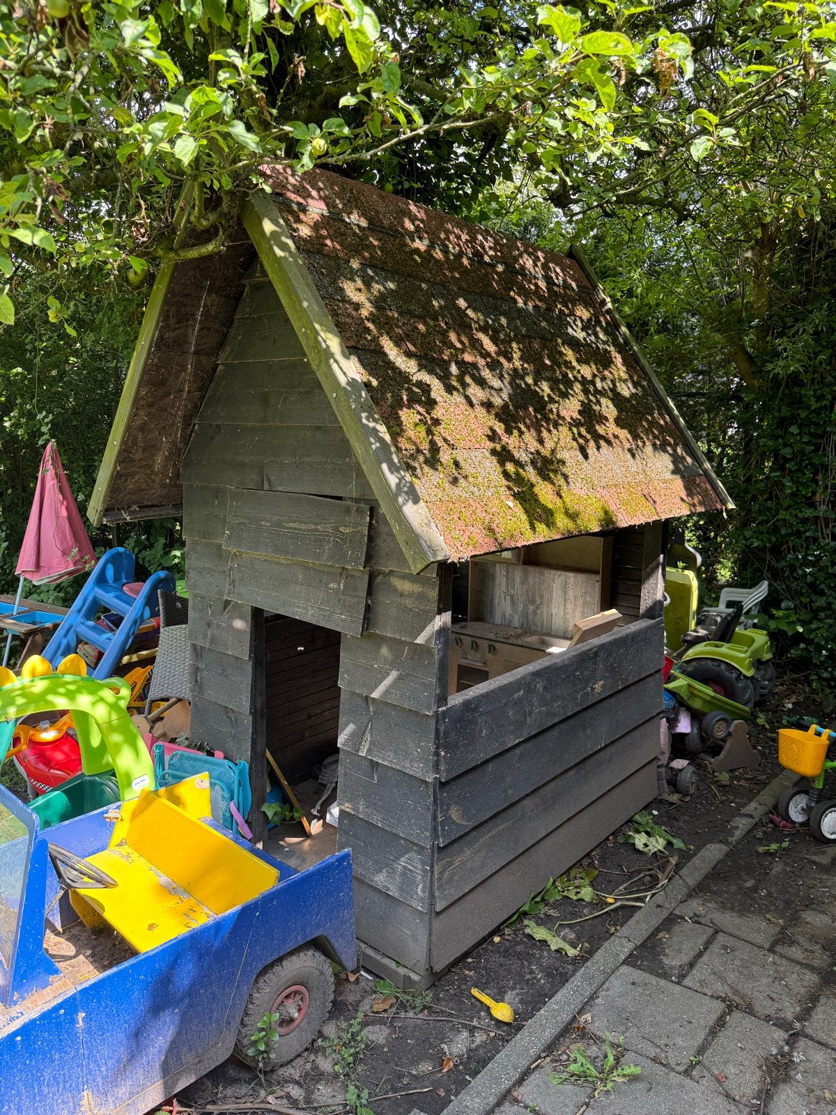 Gratis houten speelhuisje -, Ophalen, Gebruikt, Hout