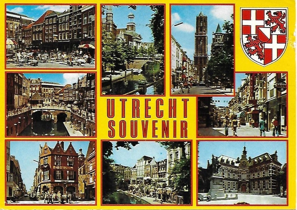 Utrecht Gelopen Ansichtkaart ( A996 ), Ophalen of Verzenden, 1980 tot heden, Gelopen, Utrecht