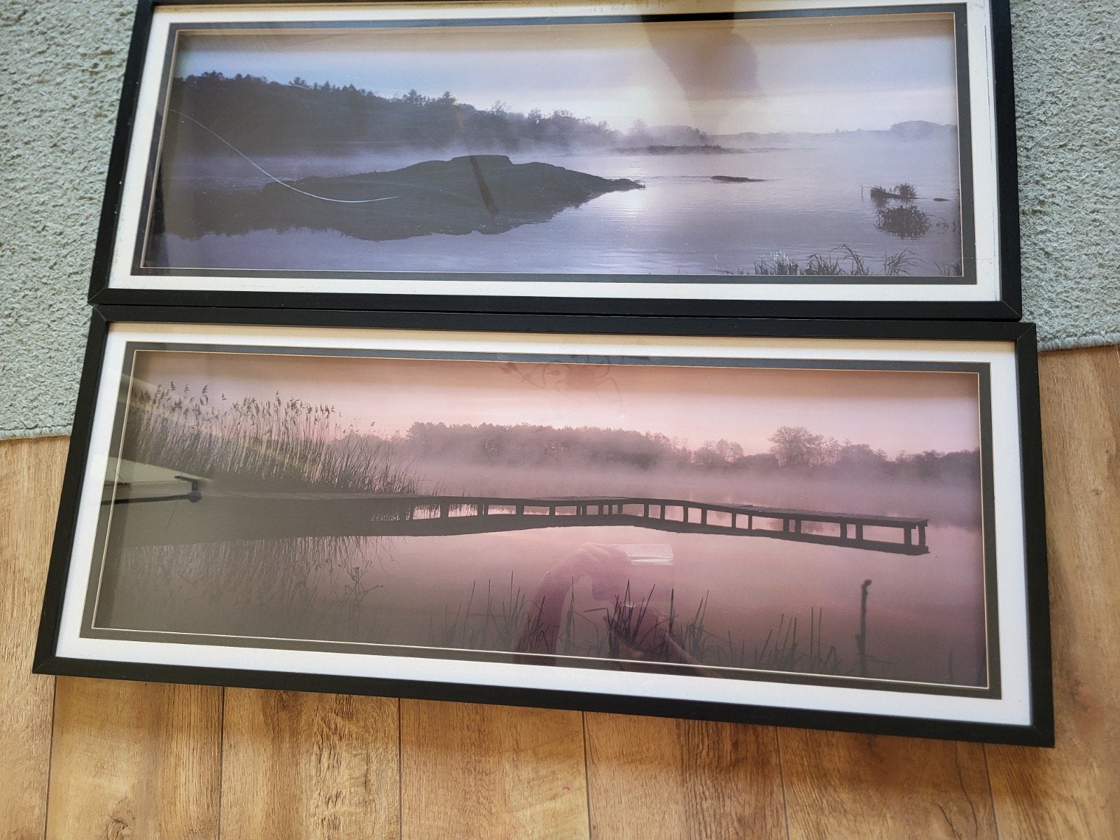 foto schilderij denk Reeuwijkse plassen, Ophalen, Kunststof, Gebruikt, Met sierrand