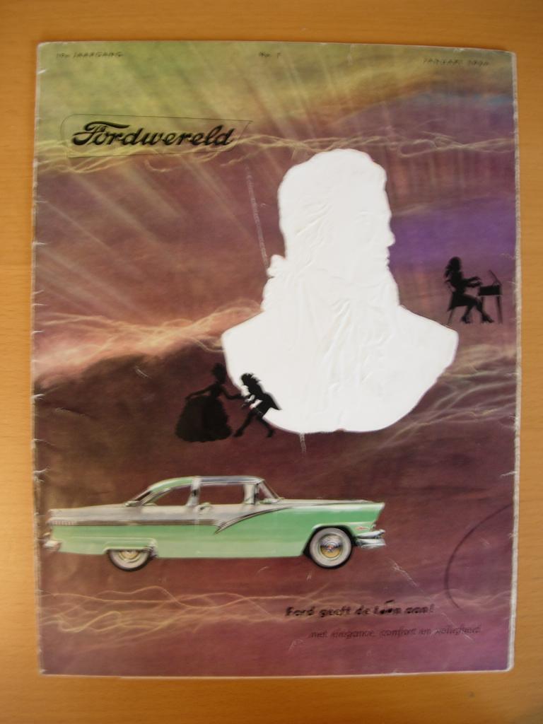 Ford Wereld Januari 1956 Fordwereld, Gelezen, Ford, Ophalen of Verzenden, Ford
