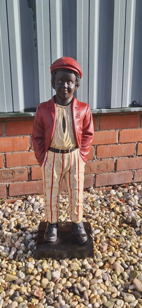 Mooi polyresin beeld van The Dandie of Dandy Jazz., Ophalen, Gebruikt, Mens