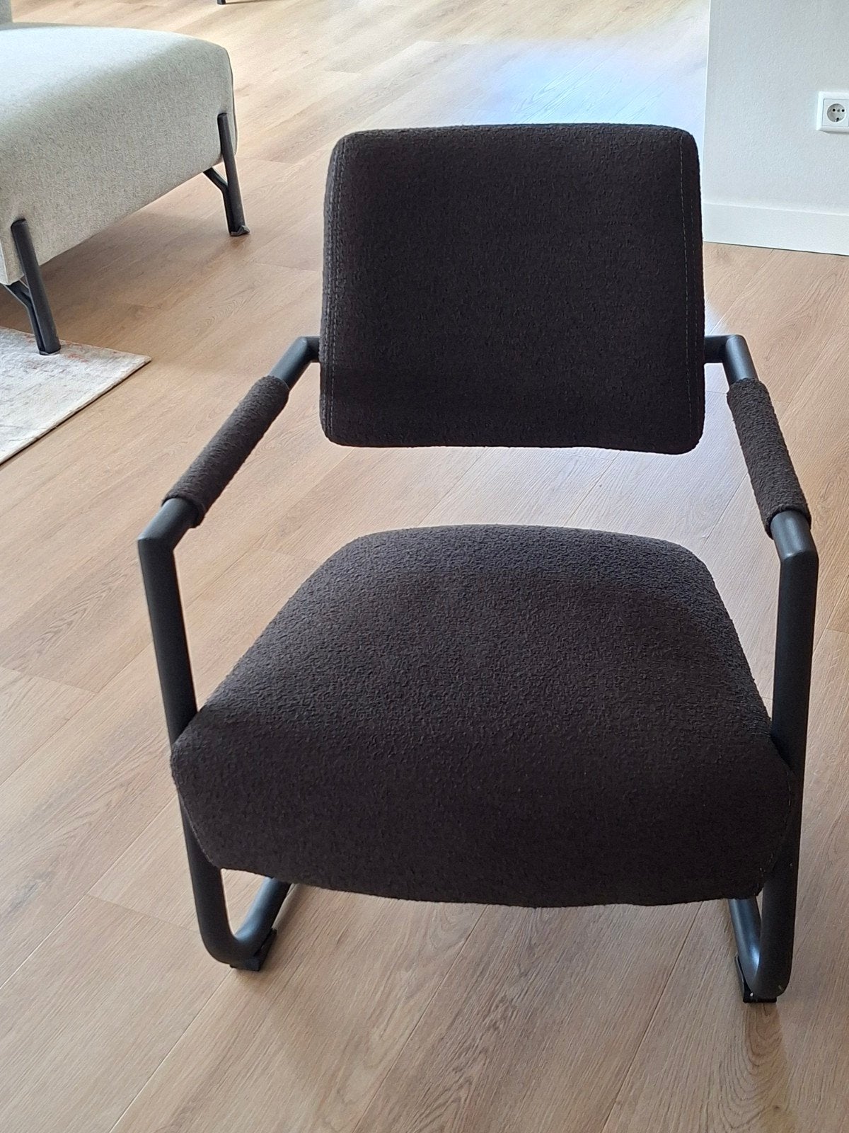 Fauteuil XOOON Zeno, Ophalen, 75 tot 100 cm, Zo goed als nieuw, Stof