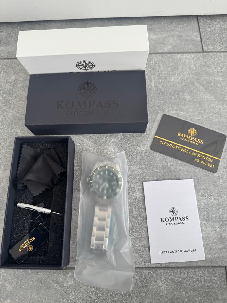 Kompass OceanXplorer Silver Green | Nieuw, Ophalen of Verzenden, Nieuw, Overige typen