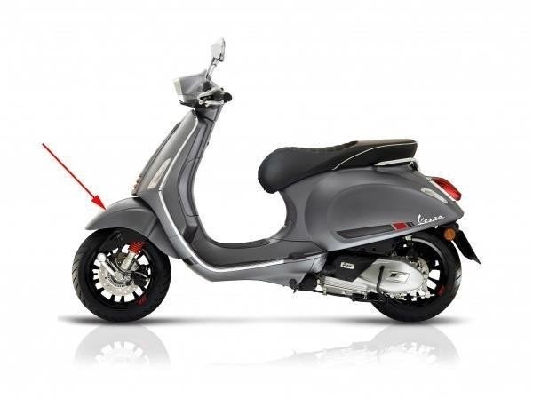Voorspatbord Vespa Sprint Mat Grijs 742-B 67364400Ez, Ophalen of Verzenden