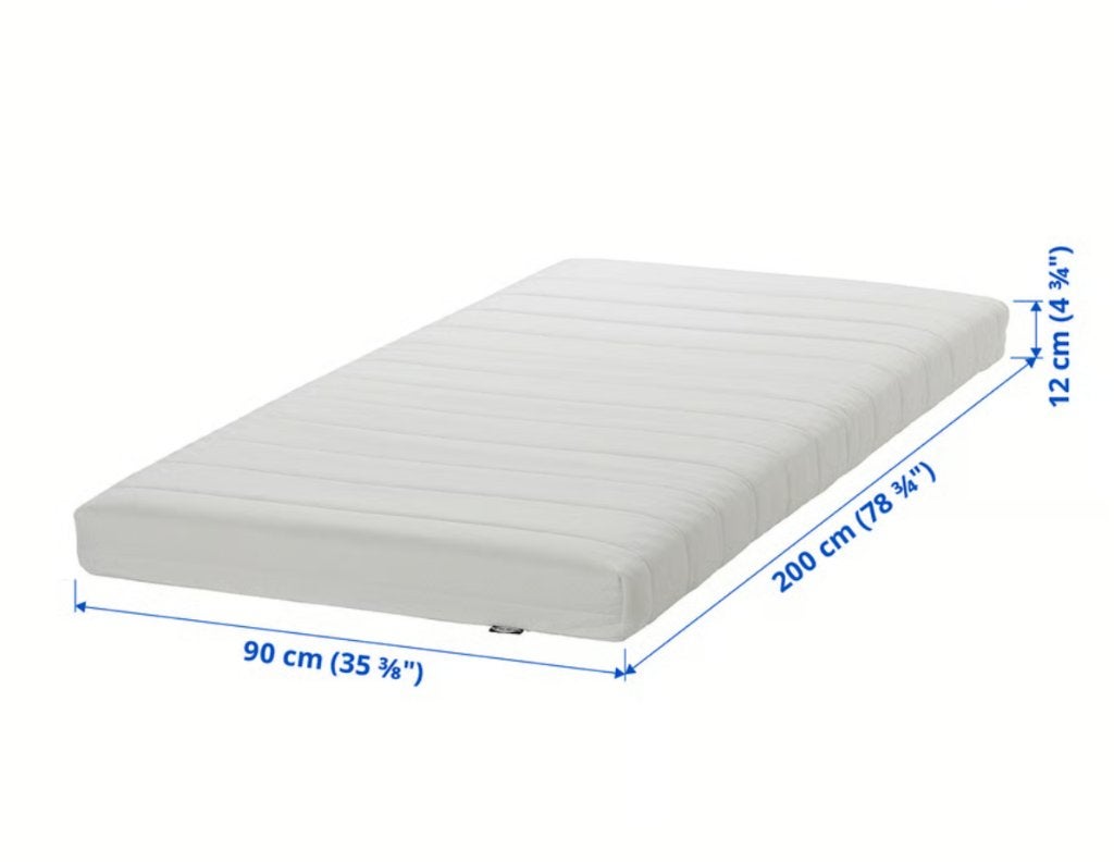 matras, Ophalen, 90 cm, Eenpersoons, Zo goed als nieuw