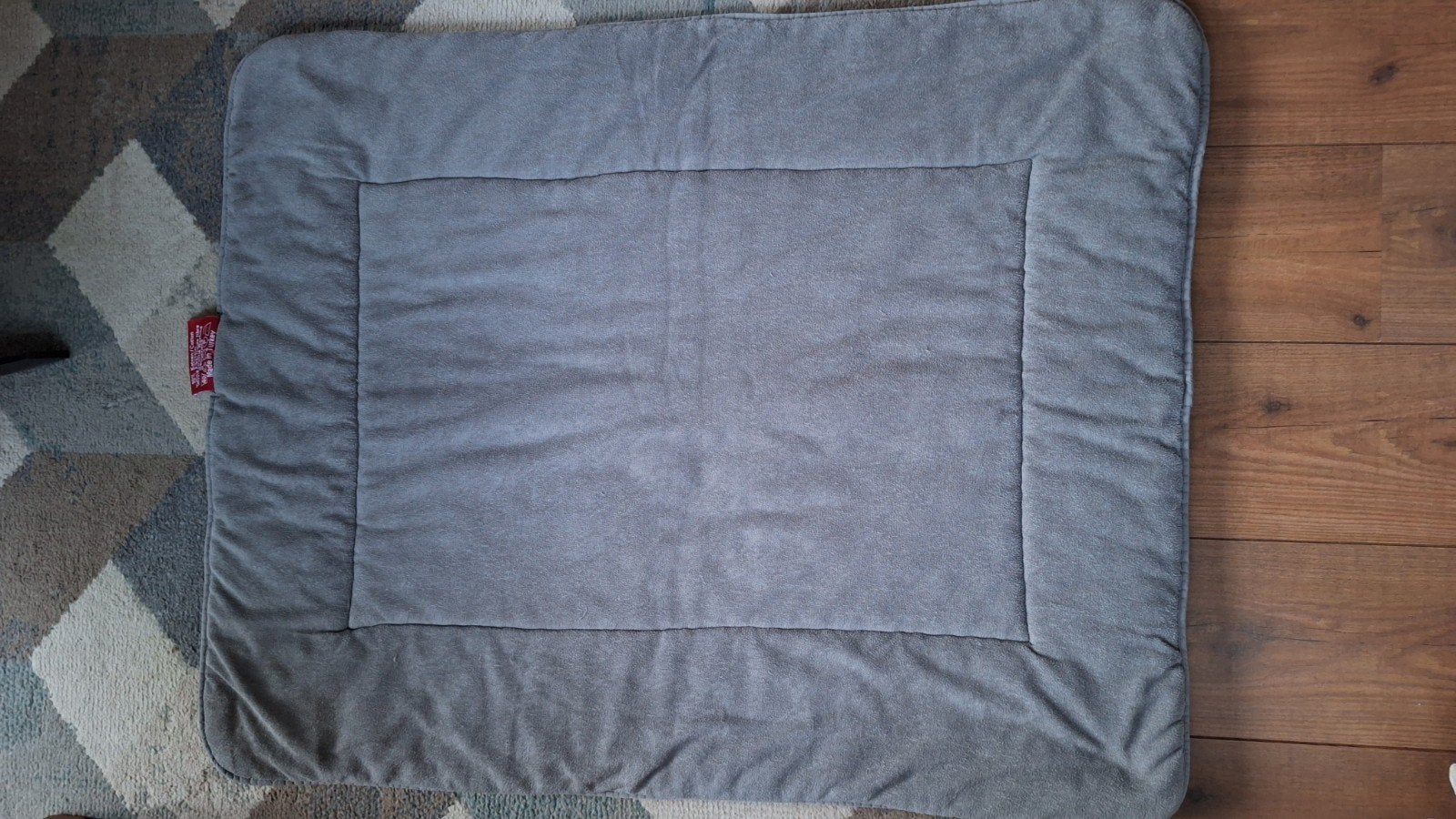 boxkleed 80x100cm - Grijs met kronen en ster, Ophalen of Verzenden, Gebruikt