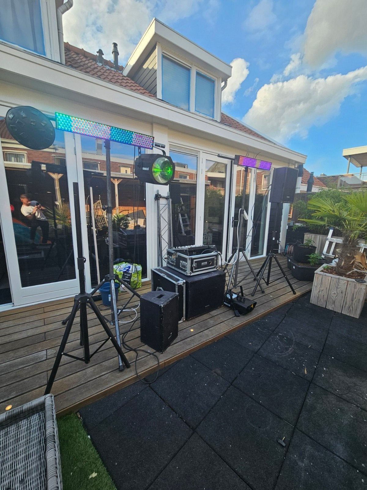 Complete HQ Power Geluid, Lichtset en rookmachine, Ophalen, Audio