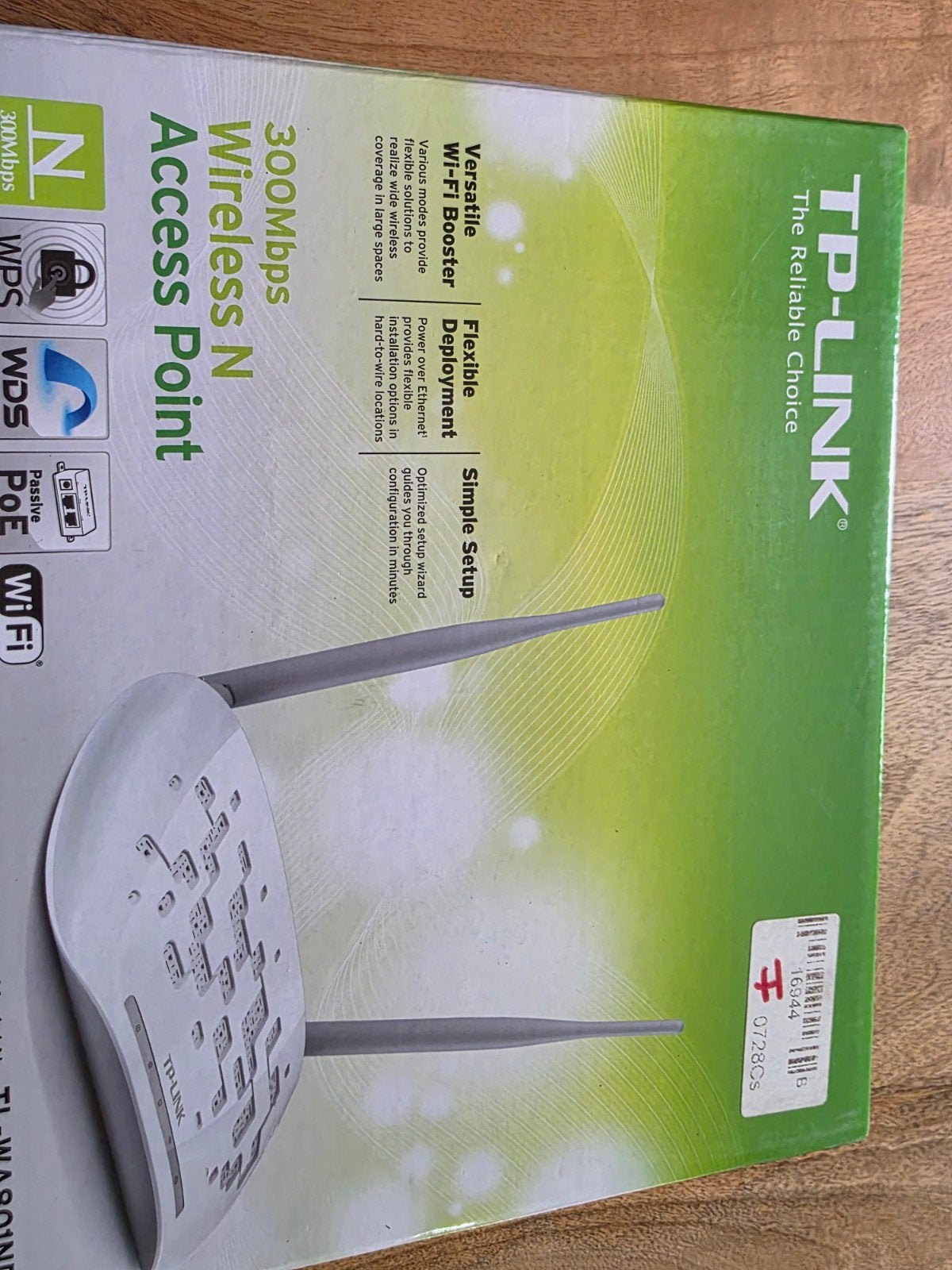 TP-Link TL-WA801ND N300 Wi-Fi Booster / Access Point, Ophalen of Verzenden, Zo goed als nieuw, Router, TP-Link
