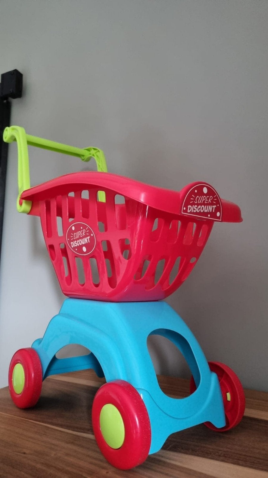 Speelgoed boodschappenwagentje / winkelwagen met accessoires, Ophalen, Gebruikt, Jongen of Meisje