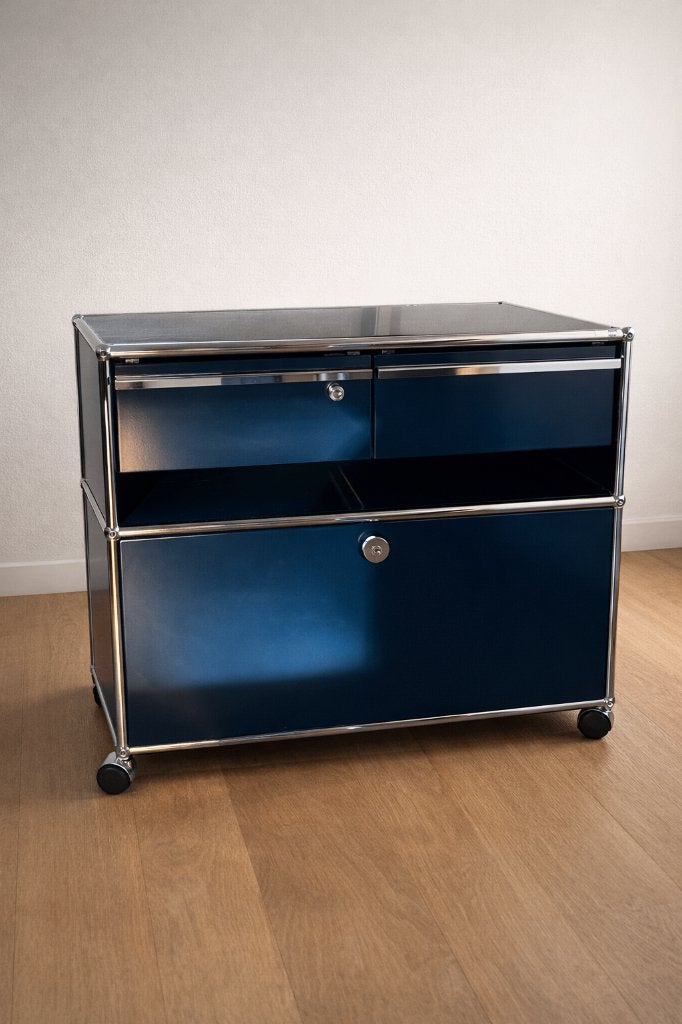 USM Haller sideboard, Gebruikt, 50 tot 100 cm, Metaal, Modern