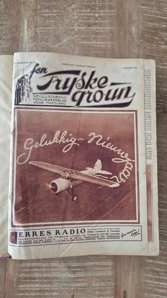 Fen Fryske Groun - bundeling jaar 1932, Boeken, Ophalen of Verzenden, Gelezen