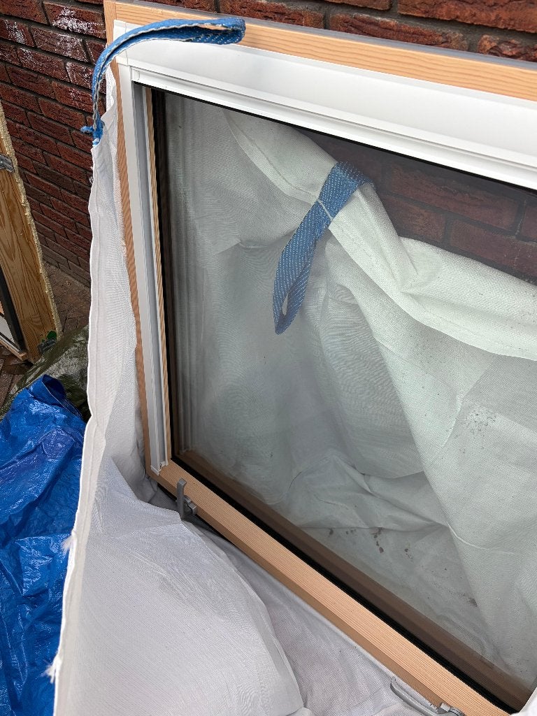 Fakro FTP U5 dakraam tuimelraam 114/118 triple glas HR+++, Ophalen, 80 tot 120 cm, 80 tot 120 cm, Zo goed als nieuw
