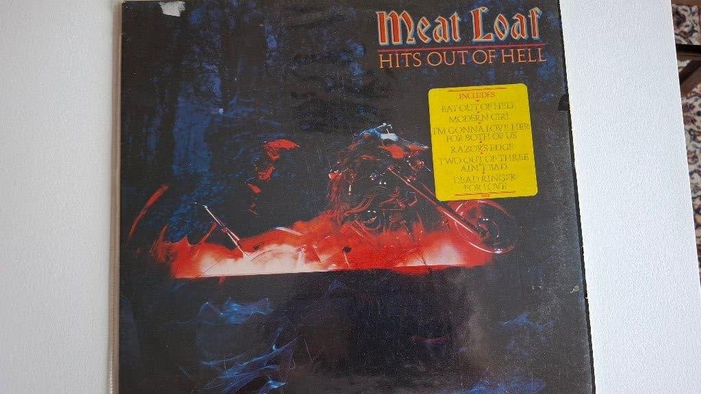 Meat Love Hits out of hell LP, Ophalen of Verzenden, Gebruikt, 12 inch, Poprock