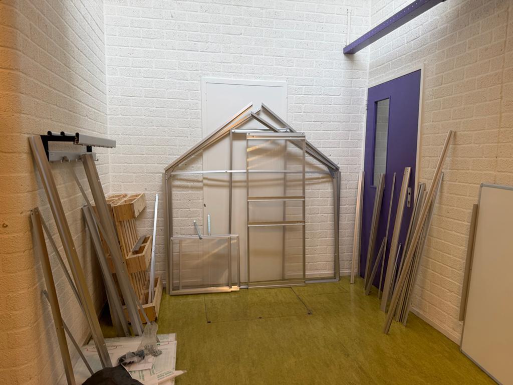 GARDENBRUK Kweekkas 4 Raam-Gewächshaus - Nieuw, Polycarbonaat, Kweekkas, Ophalen of Verzenden, Zo goed als nieuw