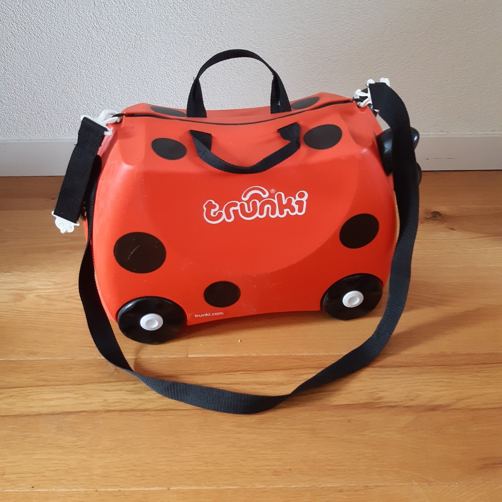 Trunki Kinderkoffer Lieveheersbeestje - Rood, Ophalen of Verzenden