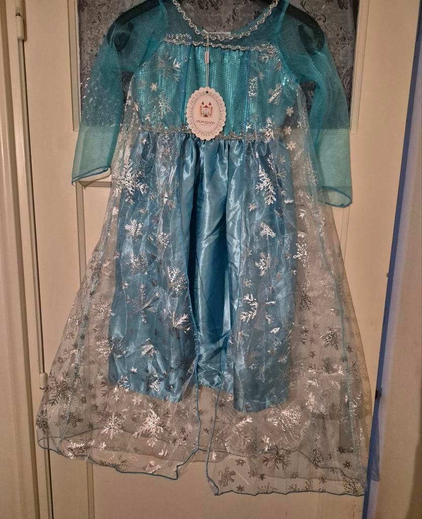 Frozen Elsa jurk maat 116/122 NIEUW, Kinderen en Baby's, Carnavalskleding en Verkleedspullen, Ophalen of Verzenden, Nieuw, 110 t/m 116