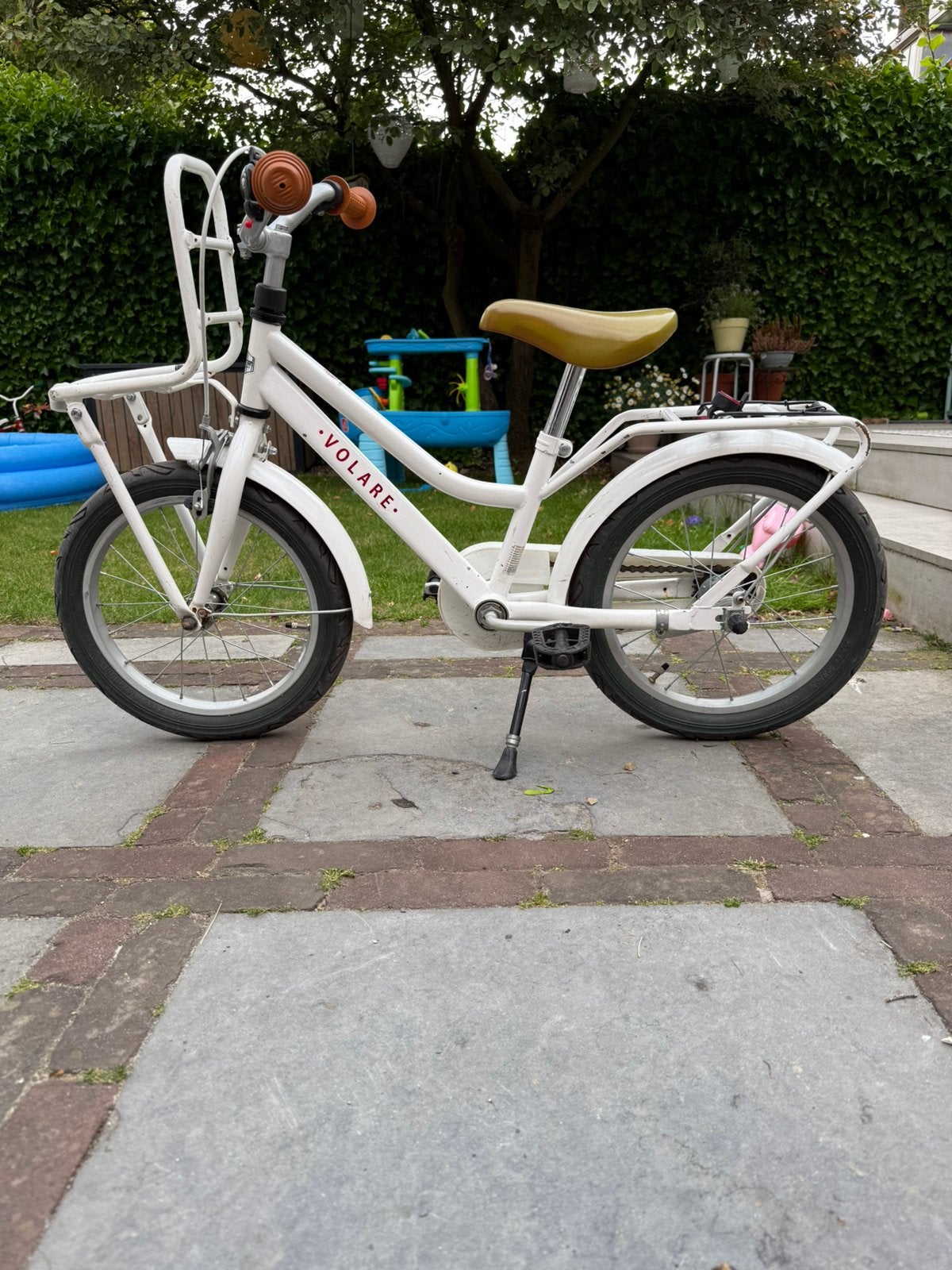 Kinderfiets 16 inch, Ophalen, Terugtraprem, Gebruikt, Handrem
