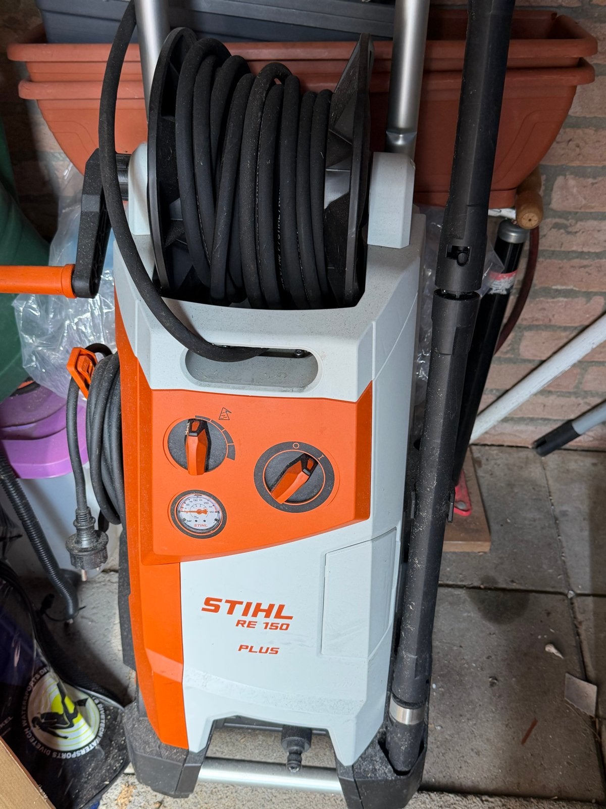 Stihl RE 150 PLUS Hogedrukreiniger, Ophalen, Nieuw, Elektrisch, Met regelbare waterdruk