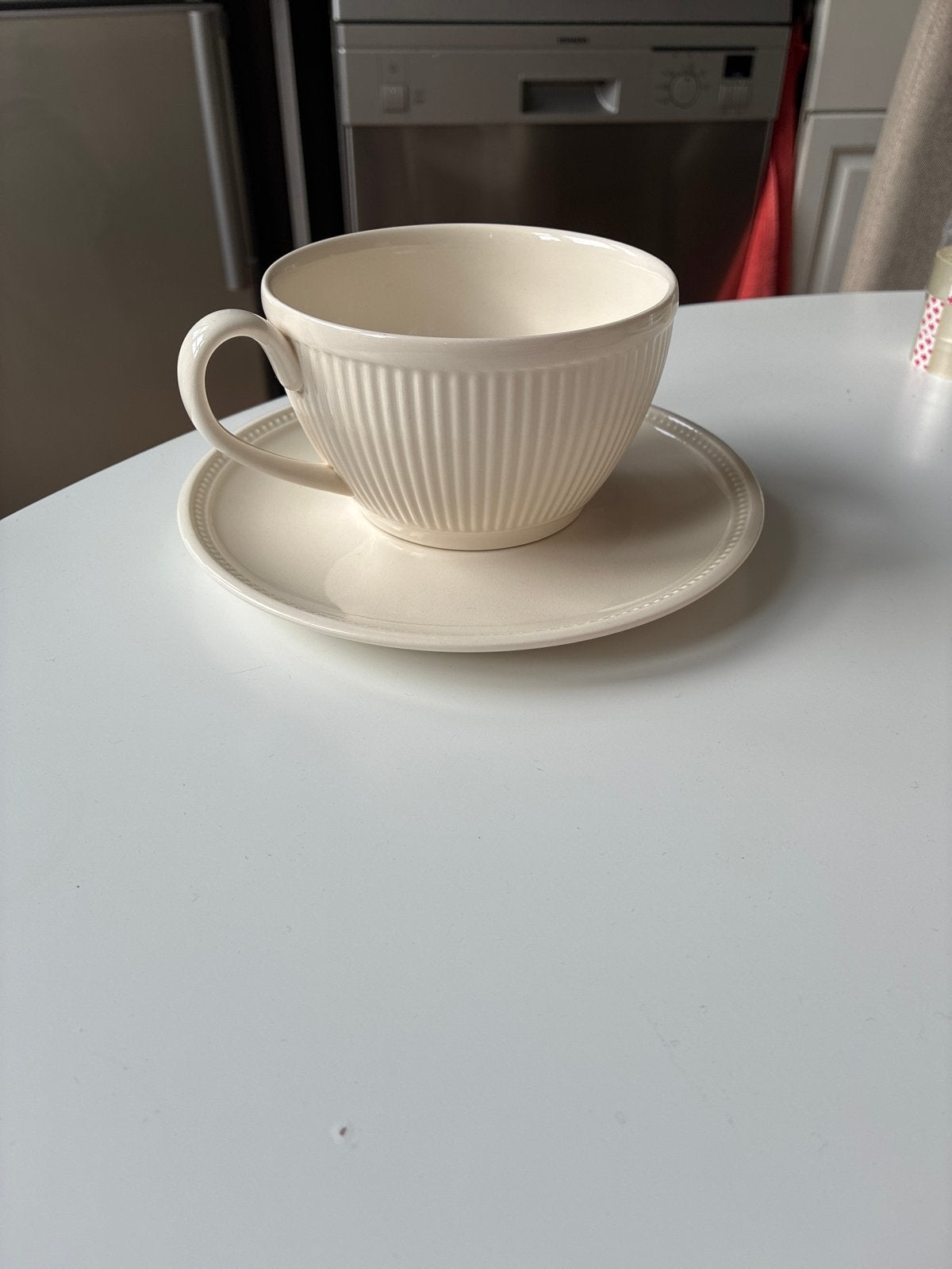 Wedgwood Windsor soepkom of theemok (6x), Ophalen of Verzenden, Zo goed als nieuw, Kop(pen) en/of Schotel(s), Wedgwood