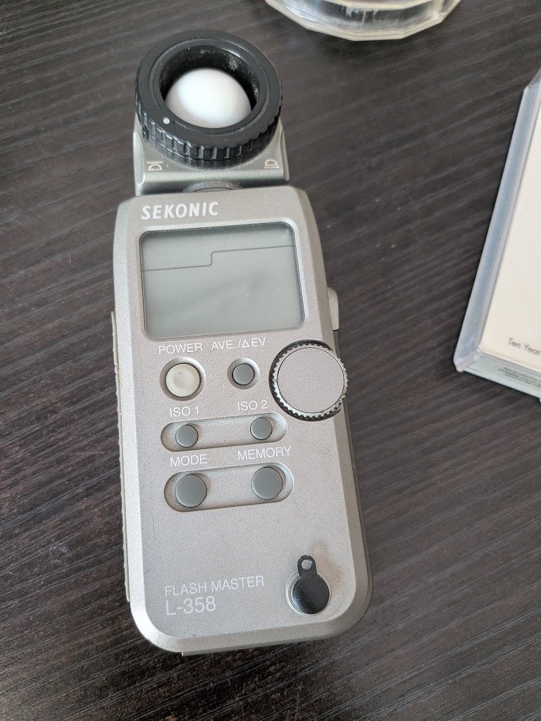 Sekonic L-358 Flash Master - Incl. doos & etui, Audio, Tv en Foto, Fotografie | Fotostudio en Toebehoren, Op accu, Overige typen