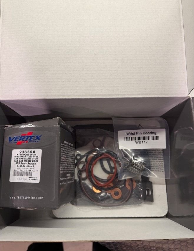 Vertex 250 TPI Cilinder + Zuigerset KTM Husqvarna GasGas, Ophalen of Verzenden