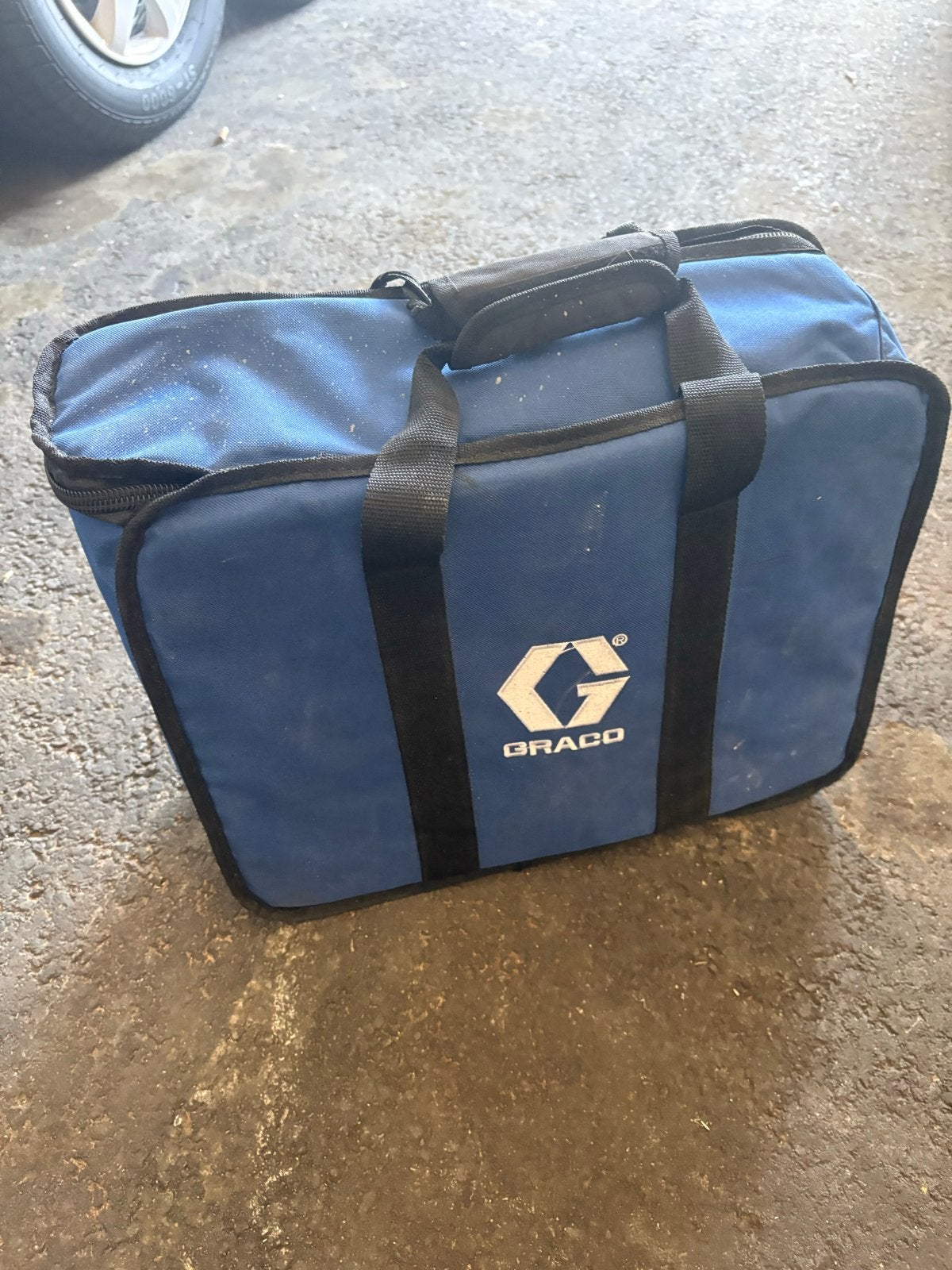 Graco Verfspuit met Tas - Gebruikt, Doe-het-zelf en Verbouw, Ophalen of Verzenden, Gebruikt, Verfspuit of Verfpomp