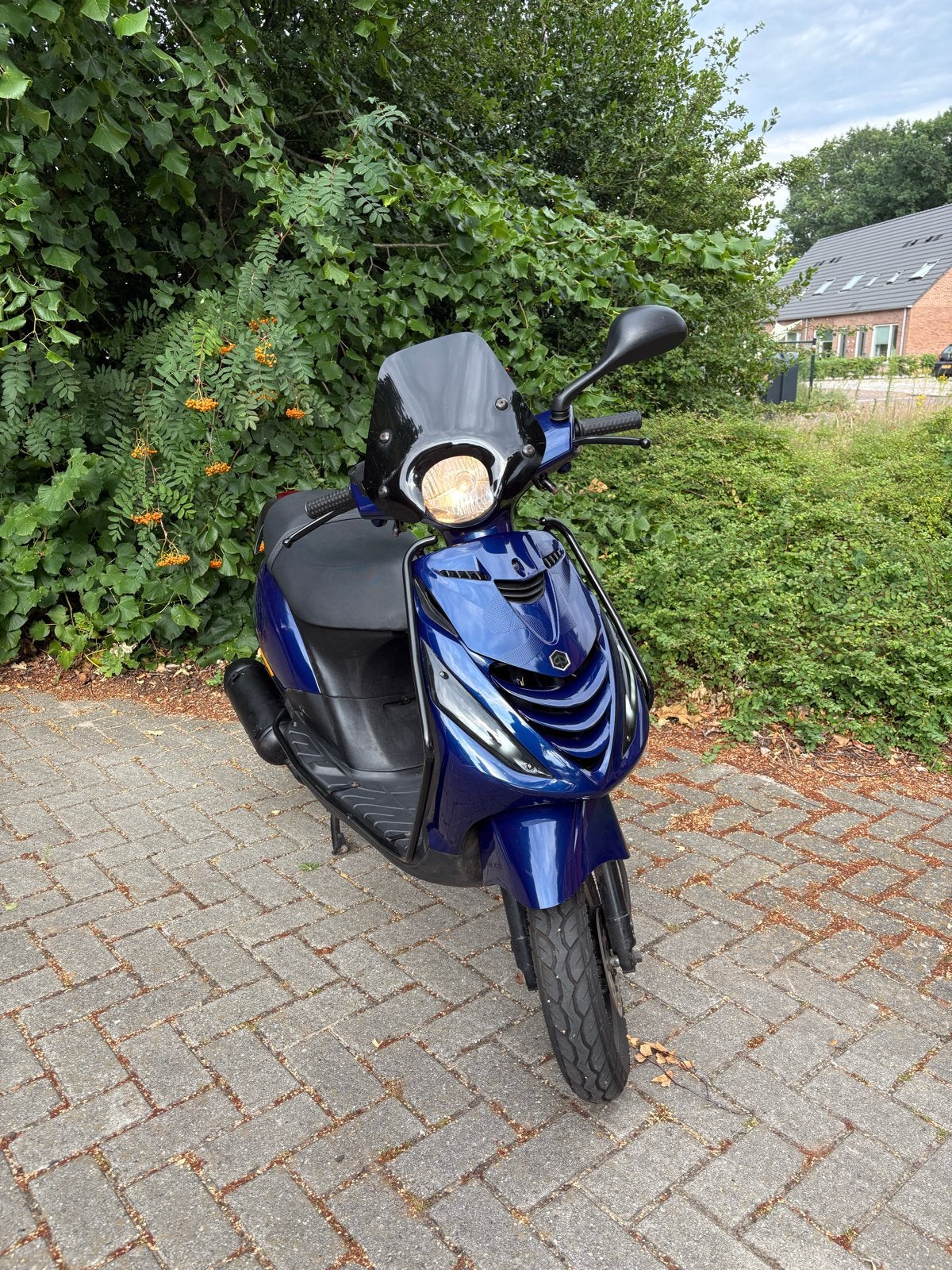 Piaggio Zip 2019 4T - Blauw, Ophalen, Piaggio, Zo goed als nieuw, Benzine