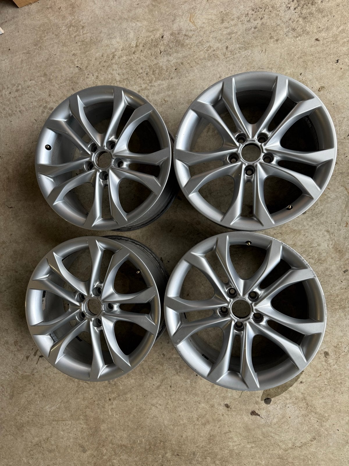 Audi A4 S4 A5 S5 B8 originele velgen 18 inch Set van 4, Auto-onderdelen, Banden en Velgen, Ophalen, 18 inch, Gebruikt, Velg(en)