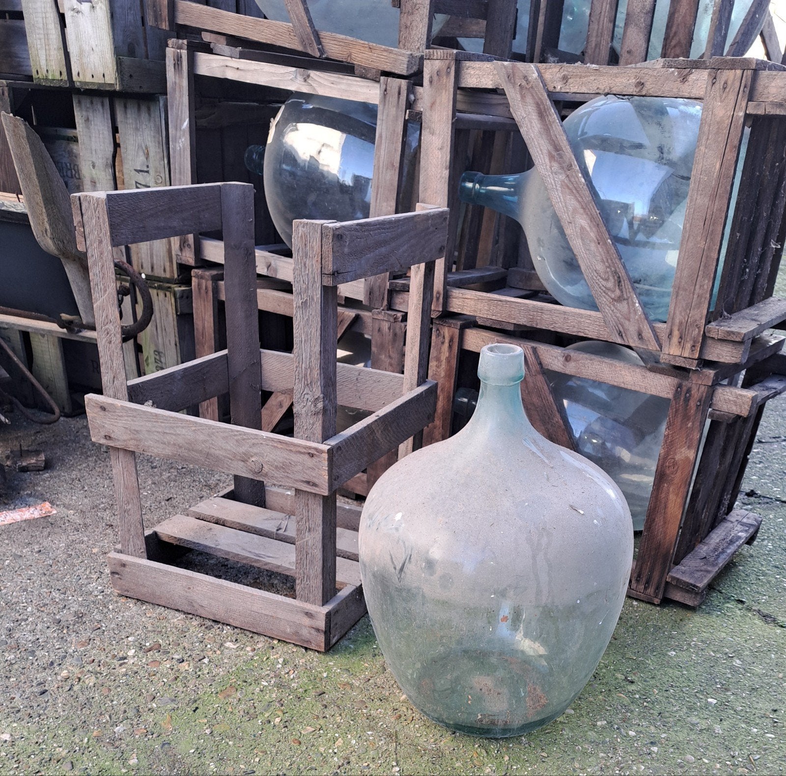 fles flessen oude 25L flessen decoratie, Ophalen