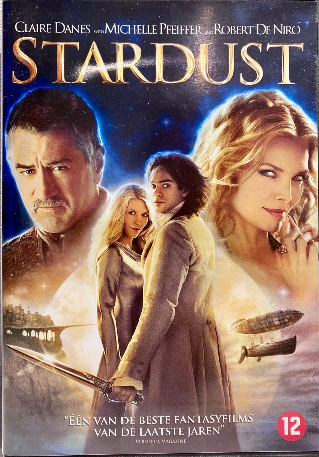 Stardust DVD - Fantasyfilm - Claire Danes en Robert De Niro, Nederlands, Fantasy, Ophalen of Verzenden, Vanaf 12 jaar